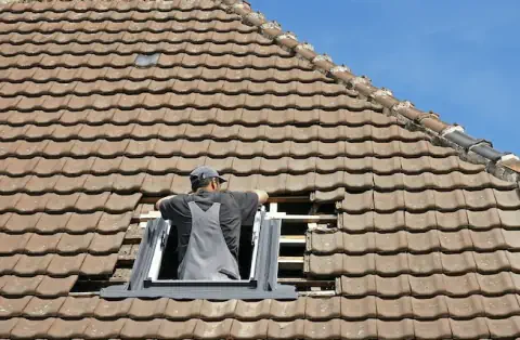 Pose de velux - Jardin
